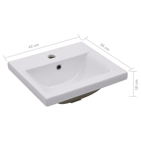 vidaXL Ντουλάπι Μπάνιου με Νιπτήρα Sonoma Δρυς από Επεξεργασμένο Ξύλο