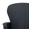 vidaXL Σετ Τραπεζαρίας Εξ. Χώρου 9 τεμ. Ανθρακί με Όψη Ρατάν Πλαστικό