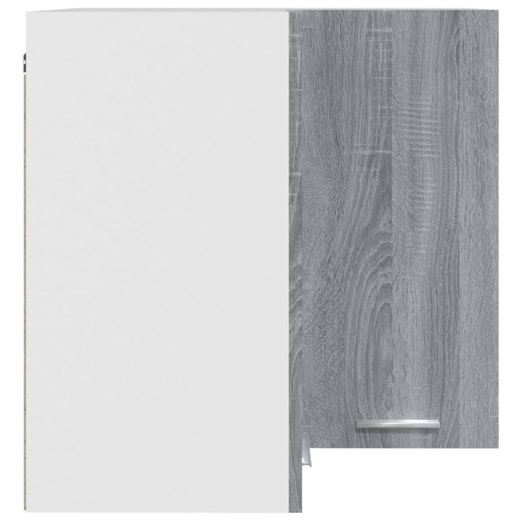 vidaXL Ντουλάπι Κρεμαστό Γωνιακό Lyon Γκρι Sonoma 57x57x60εκ.