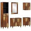 vidaXL &Sigma;&epsilon;&tau; &Nu;&tau;&omicron;&upsilon;&lambda;&alpha;&pi;&iota;ώ&nu; &Mu;&pi;ά&nu;&iota;&omicron;&upsilon; 5 &tau;&mu;&chi;. &Mu;έ&lambda;&iota; &Kappa;&alpha;&phi;έ 62 x 33 x 58 &epsilon;&kappa;.