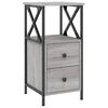 vidaXL &Kappa;&omicron;&mu;&omicron;&delta;ί&nu;&omicron; &Gamma;&kappa;&rho;&iota; Sonoma 34 x 35,5 x 70 &epsilon;&kappa;. &alpha;&pi;ό &Epsilon;&pi;&epsilon;&xi;&epsilon;&rho;&gamma;&alpha;&sigma;&mu;έ&nu;&omicron; &Xi;ύ&lambda;&omicron;