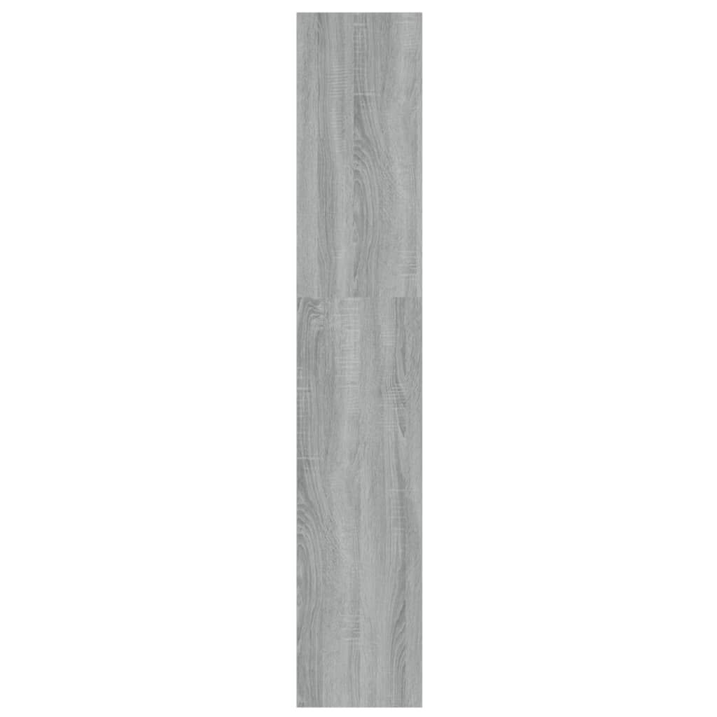 vidaXL Βιβλιοθήκη/Διαχωριστικό Χώρου Γκρι Sonoma 100x30x166 εκ.
