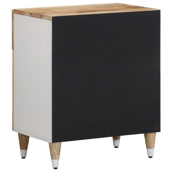 vidaXL Κομοδίνο 50 x 33 x 60 εκ. από Μασίφ Ξύλο Μάνγκο