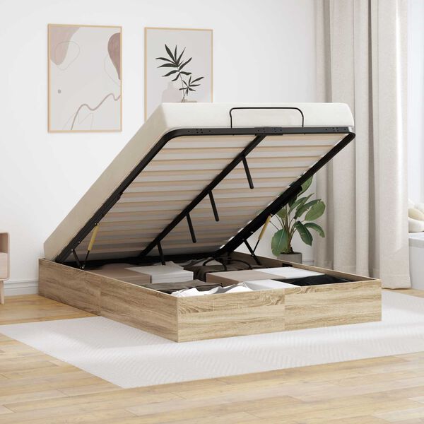 vidaXL &Kappa;&rho;&epsilon;&beta;ά&tau;&iota; &Omicron;&theta;&omega;&mu;&alpha;&nu;&iota;&kappa;&omicron;ύ &Tau;ύ&pi;&omicron;&upsilon; &Delta;&rho;ύ&sigmaf; Sonoma 193 x 140 x 25 &epsilon;&kappa;