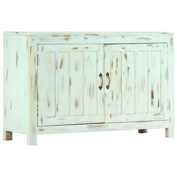 vidaXL Ντουλάπι Γαλάζιο 110 x 35 x 70 εκ. από Μασίφ Ξύλο Μάνγκο