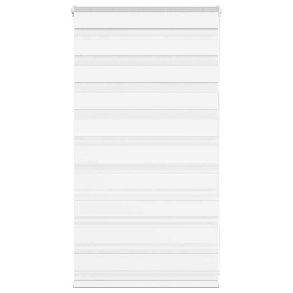 vidaXL Ζέβρα τυφλή Λευκό Πλάτος υφάσματος 80,9 εκ. Πολυεστέρας