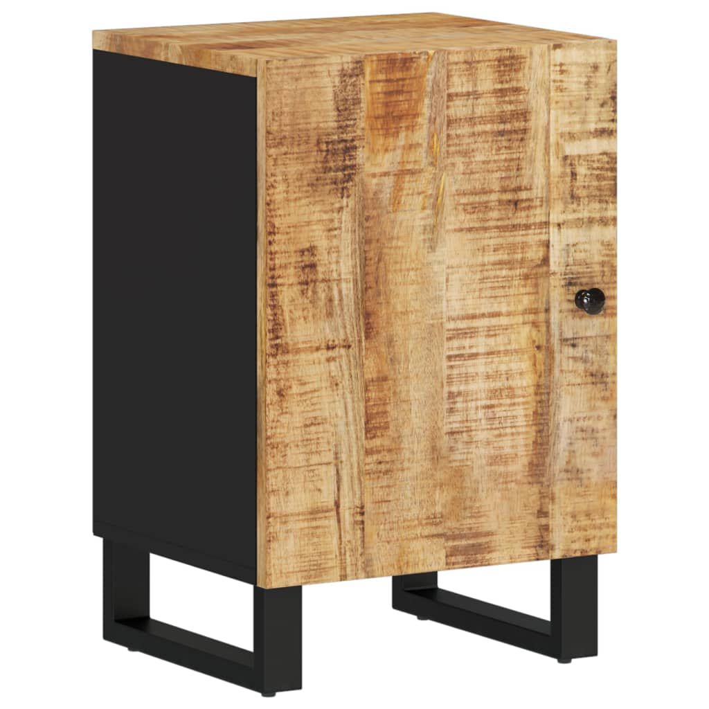 vidaXL Ντουλάπι Μπάνιου 38 x 33 x 58 εκ. από Μασίφ Ξύλο Μάνγκο