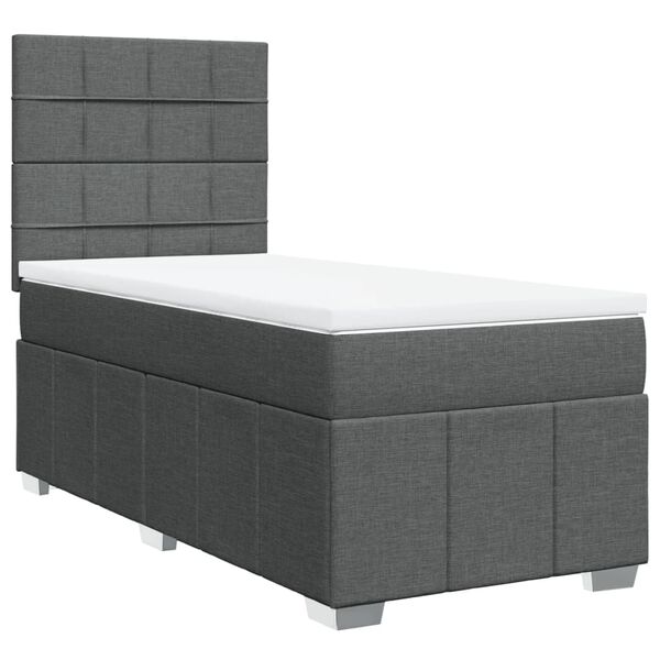 vidaXL &Kappa;&rho;&epsilon;&beta;ά&tau;&iota; Boxspring &mu;&epsilon; &Sigma;&tau;&rho;ώ&mu;&alpha; &Sigma;&kappa;&omicron;ύ&rho;&omicron; &Gamma;&kappa;&rho;&iota; 90x200 &epsilon;&kappa;. &Upsilon;&phi;&alpha;&sigma;&mu;ά&tau;&iota;&nu;&omicron;