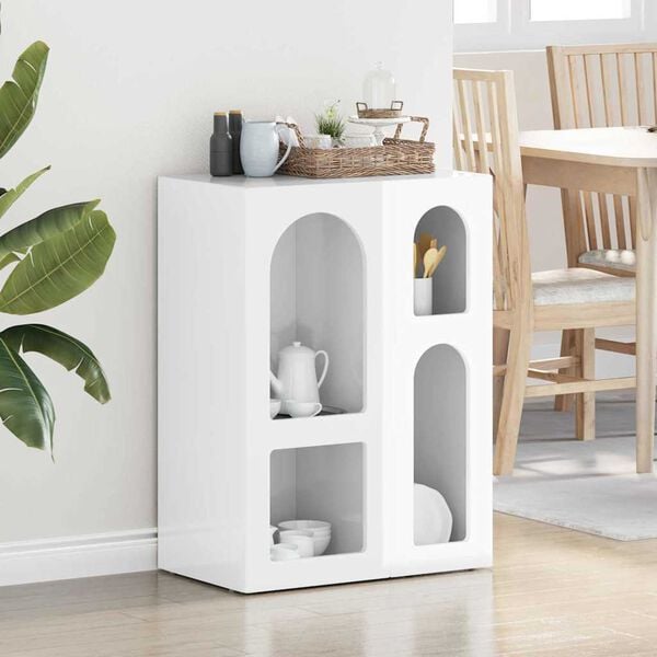 vidaXL &Pi;&lambda;&alpha;ϊ&nu;ό &gamma;&rho;&alpha;&phi;&epsilon;ί&omicron; &Upsilon;&psi;&eta;&lambda;ή&sigmaf; &gamma;&upsilon;&alpha;&lambda;ά&delta;&alpha;&sigmaf; &lambda;&epsilon;&upsilon;&kappa;ό 59 x 35 x 80.5 &epsilon;&kappa;.