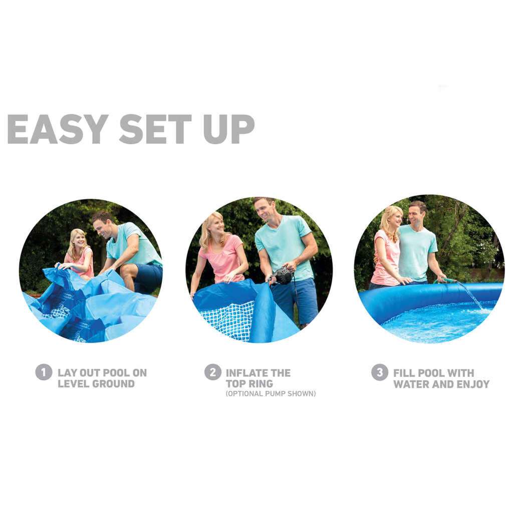 Intex Πισίνα Easy Set 244 x 61 εκ. από PVC