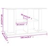 vidaXL Βάση Ενυδρείου Γκρι Sonoma 100x40x60 εκ. από Επεξεργασμένο Ξύλο