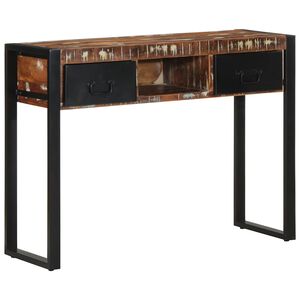 vidaXL &Tau;&rho;&alpha;&pi;έ&zeta;&iota; &kappa;&omicron;&nu;&sigma;ό&lambda;&alpha;&sigmaf; &Pi;&omicron;&lambda;ύ&chi;&rho;&omega;&mu;&omicron; 100x35x75 cm &Sigma;&tau;&epsilon;&rho;&epsilon;ό &xi;ύ&lambda;&omicron; &alpha;&nu;&alpha;&kappa;&tau;&eta;&mu;έ&nu;&omicron;