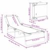 vidaXL Πτυσσόμενη ξαπλώστρα 1-πρόσωπο Μπλε 56 x 189 x 87 εκ. ύφασμα