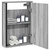 vidaXL Καθρέφτης Μπάνιου Ντουλάπι Γκρι Sonoma 42x12x60 εκ Επεξ. Ξύλο