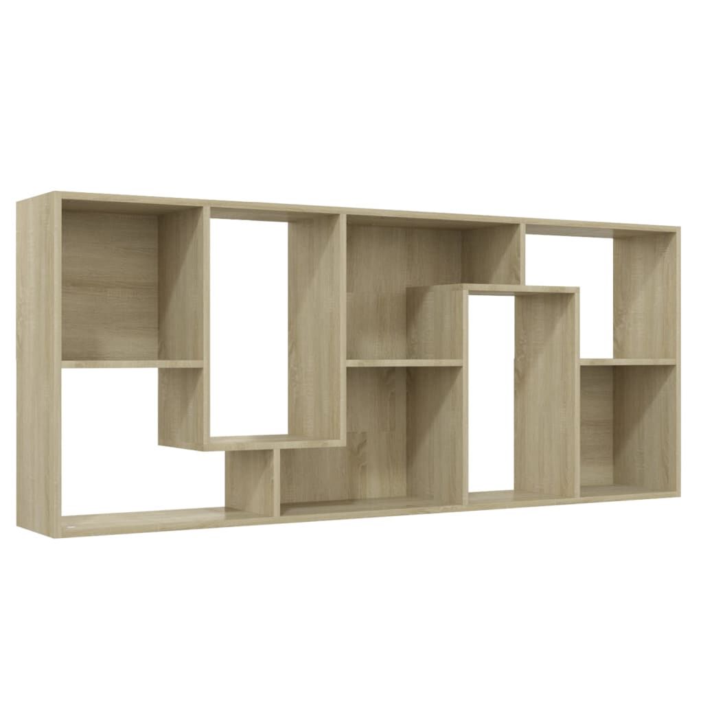 vidaXL Βιβλιοθήκη Χρώμα Sonoma Δρυς 67x24x161 εκ. από Επεξ. Ξύλο