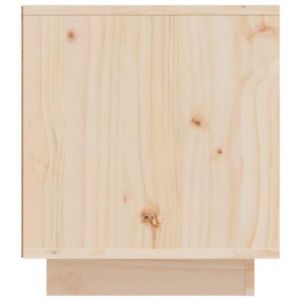 vidaXL Έπιπλο Τηλεόρασης 110 x 35 x 40,5 εκ. από Μασίφ Ξύλο Πεύκου