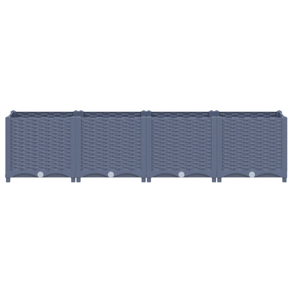 vidaXL Ζαρντινιέρα 160 x 40 x 38 εκ. από Πολυπροπυλένιο