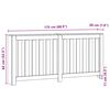 vidaXL Κάλυμμα Καλοριφέρ Αρτισιανή Δρυς 175x20x82εκ Επεξεργασμένο Ξύλο