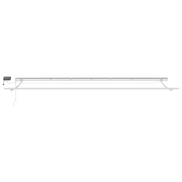 Χειροκίνητη Ανασυρόμενη Τέντα Μπεζ με LED 600x300 εκ