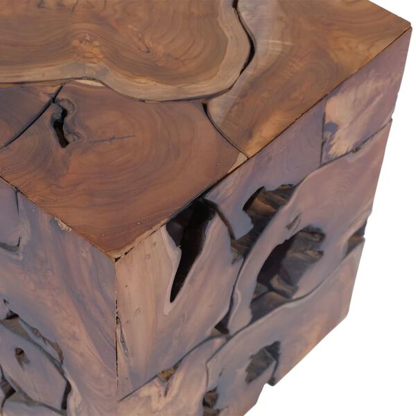 vidaXL Σκαμπό από Μασίφ Ξύλο Teak