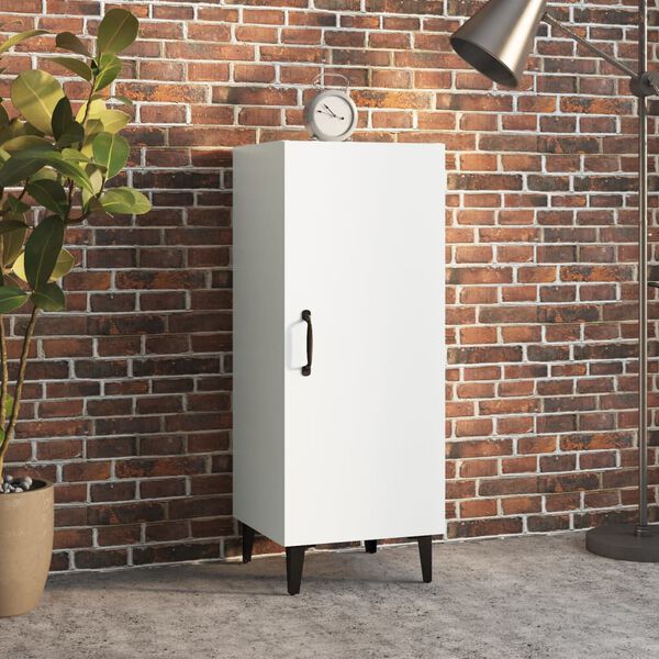 vidaXL Ντουλάπι Λευκό 34,5 x 34 x 90 εκ. από Επεξεργασμένο Ξύλο