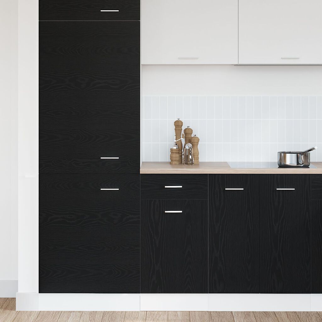 vidaXL Κάτω Ντουλάπι Συρταριού - Μαύρη Δρύς, 40x46x81.5 εκ, Φτιαγμένο από Επεξεργασμένο Ξύλο