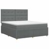 vidaXL &Kappa;&rho;&epsilon;&beta;ά&tau;&iota; box spring &mu;&epsilon; &sigma;&tau;&rho;ώ&mu;&alpha; &Sigma;&kappa;&omicron;ύ&rho;&omicron; &Gamma;&kappa;&rho;&iota; 140 x 190 cm Ύ&phi;&alpha;&sigma;&mu;&alpha;
