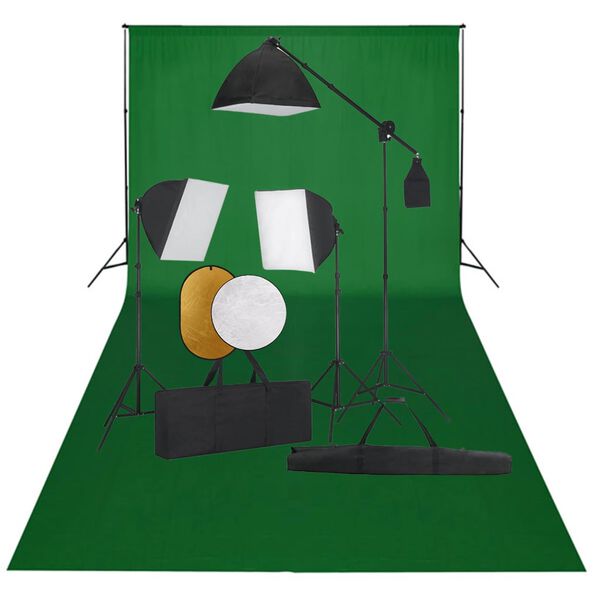 vidaXL &Kappa;&iota;&tau; &Phi;&omega;&tau;&omicron;&gamma;&rho;&alpha;&phi;&iota;&kappa;&omicron;ύ &Sigma;&tau;&omicron;ύ&nu;&tau;&iota;&omicron; Softbox &mu;&epsilon; &Phi;ώ&tau;&alpha;, &Phi;ό&nu;&tau;&omicron; & &Alpha;&nu;&alpha;&kappa;&lambda;&alpha;&sigma;&tau;ή&rho;&alpha;