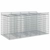 vidaXL &Alpha;&nu;&alpha;&sigma;&eta;&kappa;&omega;&mu;έ&nu;&omicron; &kappa;&rho;&epsilon;&beta;ά&tau;&iota; gabion 2 &tau;&mu;&chi;. 200 x 100 x 100 cm &Alpha;&sigma;&eta;&mu;ί