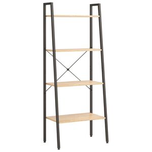 vidaXL &Rho;&alpha;&phi;&iota;έ&rho;&alpha; 4 &Epsilon;&pi;&iota;&pi;έ&delta;&omega;&nu; &Alpha;&nu;&omicron;&iota;&chi;&tau;ό &Kappa;&alpha;&phi;έ & &Mu;&alpha;ύ&rho;&omicron; 56 x 35 x 140 &epsilon;&kappa;.