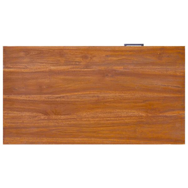 vidaXL Έπιπλο Τηλεόρασης 90 x 50 x 37 εκ. από Μασίφ Ξύλο Teak