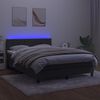 vidaXL &Kappa;&rho;&epsilon;&beta;ά&tau;&iota; Boxspring &mu;&epsilon; &Sigma;&tau;&rho;ώ&mu;&alpha; & LED &Sigma;&kappa;. &Gamma;&kappa;&rho;&iota; 140x200&epsilon;&kappa;. &Beta;&epsilon;&lambda;&omicron;ύ&delta;&iota;&nu;&omicron;
