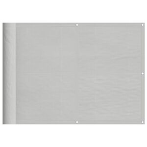 vidaXL Διαχωριστικό Βεράντας Αν. Γκρι 75x300εκ 100% Πολ. Ύφασμα Oxford