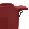 vidaXL Πολυθρόνα Μασάζ Ηλεκτρική Μπορντό Υφασμάτινη