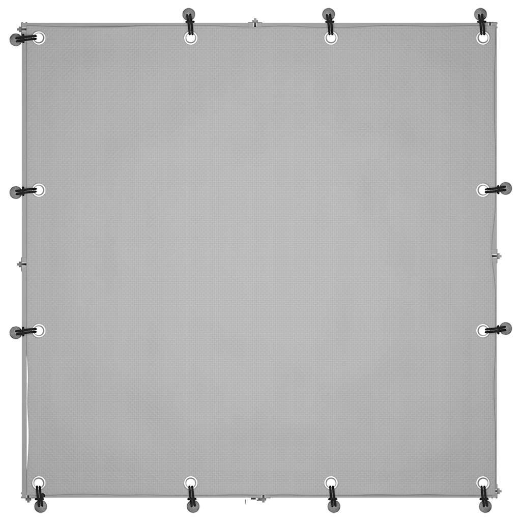vidaXL Σπιτάκι σκύλου Μαύρο 110 x 110 x 110 από Ατσάλι