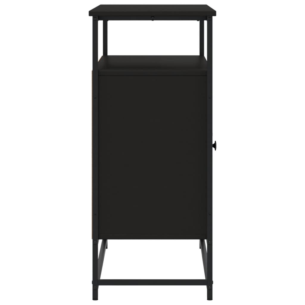 vidaXL Μπουφές Μαύρος 100x35x80 εκ. από Επεξεργασμένο Ξύλο