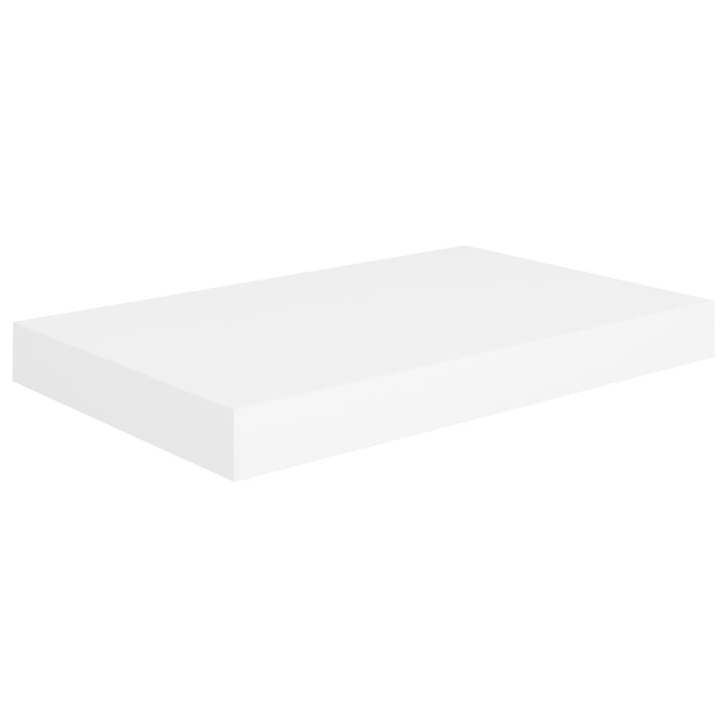 vidaXL Ράφια Τοίχου 2 τεμ. Άσπρα 40x23x3,8 εκ. MDF