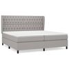 vidaXL &Kappa;&rho;&epsilon;&beta;ά&tau;&iota; Boxspring &mu;&epsilon; &Sigma;&tau;&rho;ώ&mu;&alpha; &Alpha;&nu;&omicron;&iota;&chi;&tau;ό &Gamma;&kappa;&rho;&iota; 200x200 &epsilon;&kappa;. &Upsilon;&phi;&alpha;&sigma;&mu;ά&tau;&iota;&nu;&omicron;