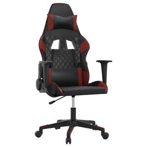 vidaXL &Kappa;&alpha;&rho;έ&kappa;&lambda;&alpha; Gaming &Mu;&alpha;ύ&rho;&omicron;/&Mu;&pi;&omicron;&rho;&nu;&tau;ό &alpha;&pi;ό &Sigma;&upsilon;&nu;&theta;&epsilon;&tau;&iota;&kappa;ό &Delta;έ&rho;&mu;&alpha;