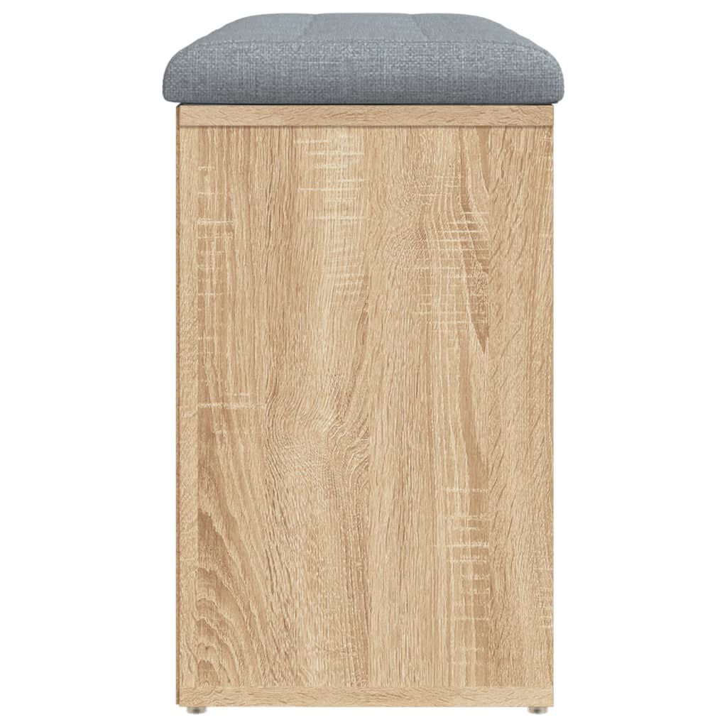 vidaXL Παπουτσοθήκη Sonoma Δρυς 82x32x50 εκ. από Επεξεργασμένο Ξύλο