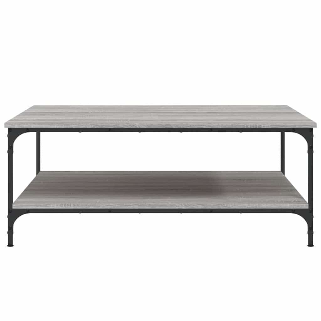 vidaXL Τραπεζάκι Σαλονιού Γκρι Sonoma 100x100x40 εκ Επεξεργασμένο Ξύλο