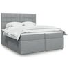 vidaXL &Kappa;&rho;&epsilon;&beta;ά&tau;&iota; Boxspring &mu;&epsilon; &Sigma;&tau;&rho;ώ&mu;&alpha; &Alpha;&nu;&omicron;&iota;&chi;&tau;ό &Gamma;&kappa;&rho;&iota; 200x200 &epsilon;&kappa;. &Upsilon;&phi;&alpha;&sigma;&mu;ά&tau;&iota;&nu;&omicron;