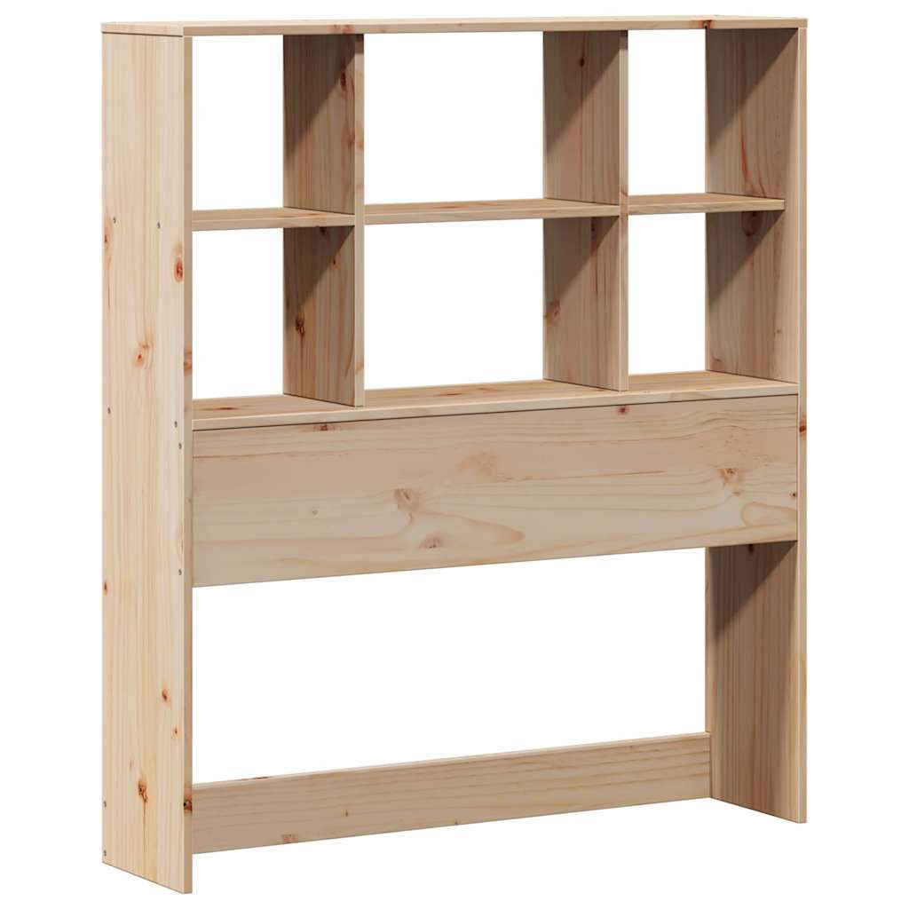 vidaXL Κρεβάτι Βιβλιοθήκη Χωρίς Στρώμα 75x190 εκ Μασίφ Ξύλο Πεύκο
