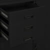 vidaXL Ντουλάπα Γραφείου Μαύρη 90 x 40 x 180 εκ. Ατσάλινη
