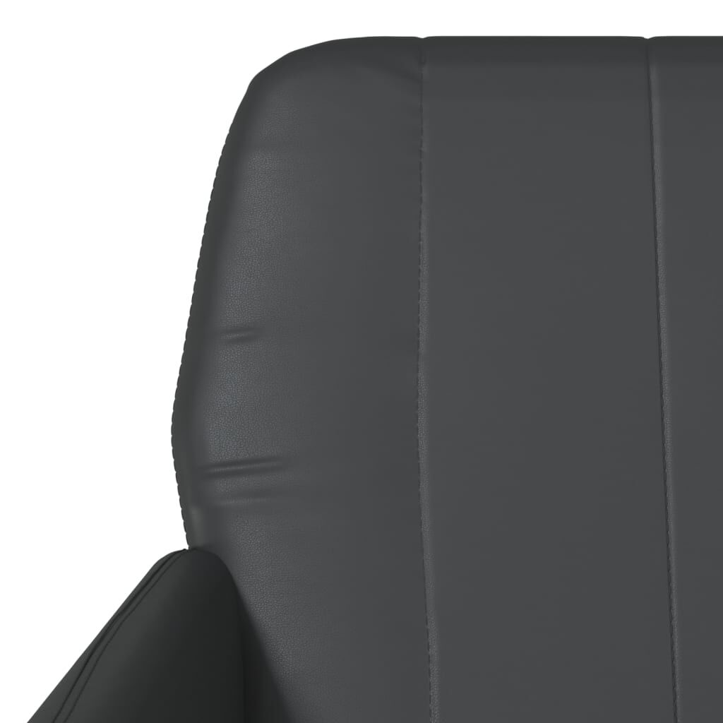 vidaXL Πολυθρόνα Μαύρη 61 x 78 x 80 εκ. από Συνθετικό Δέρμα
