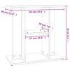 vidaXL Βάση Ενυδρείου Sonoma Δρυς 60x30x60 εκ. από Επεξεργασμένο Ξύλο