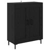 vidaXL Highboard &Mu;&alpha;ύ&rho;&eta; &Omicron;&xi;&upsilon;ά 69,5 x 34 x 180 &epsilon;&kappa;. &Epsilon;&pi;&epsilon;&xi;&epsilon;&rho;&gamma;&alpha;&sigma;&mu;έ&nu;&omicron; &xi;ύ&lambda;&omicron;