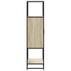 vidaXL Highboard Δρυς sonoma 68x35x139 cm Επεξεργασμένο ξύλο μέταλλο