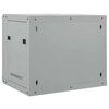 vidaXL Ντουλάπα δικτύου με αποθήκευση Γκρι 60 x 45 x 50 εκ Ατσάλι