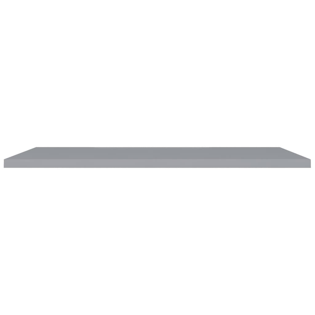 vidaXL Ράφι Τοίχου Γκρι 120x23,5x3,8 εκ. MDF